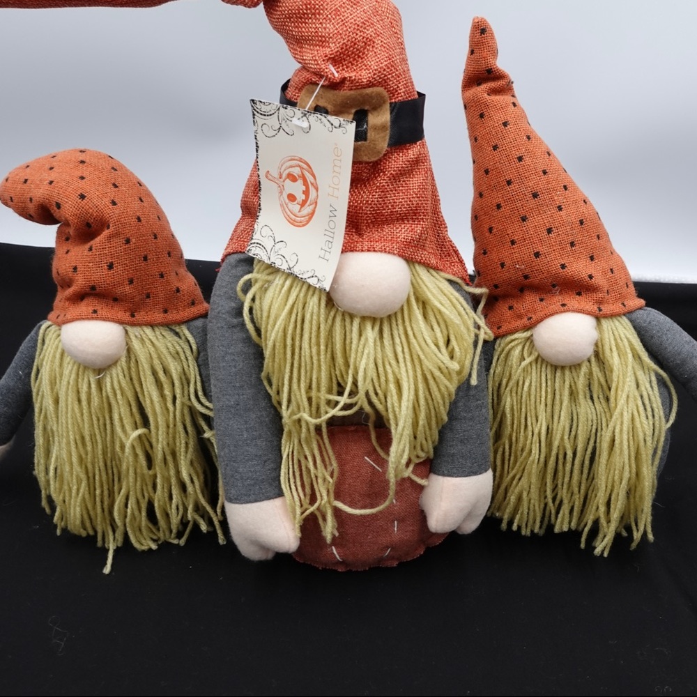Halloween /Fall Gnome Trio Decor